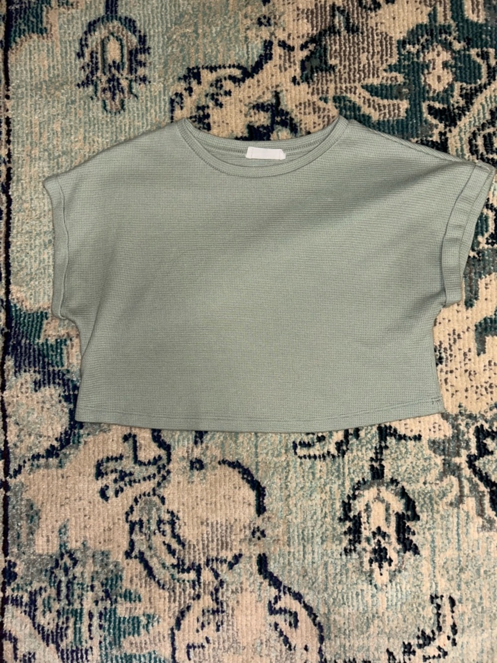 Green Crop Top